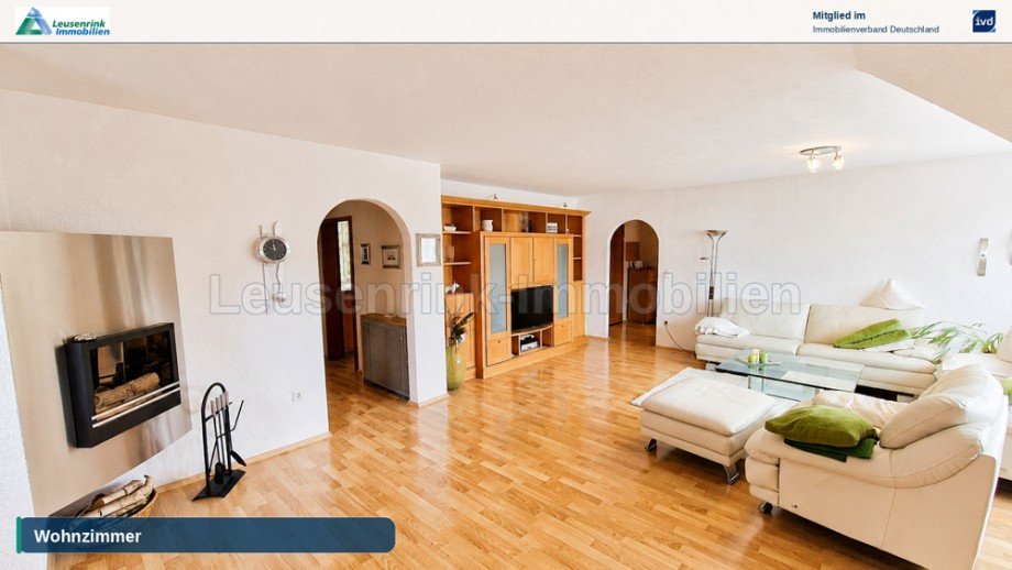 Wohnzimmer Dachgeschosswohnung Herne