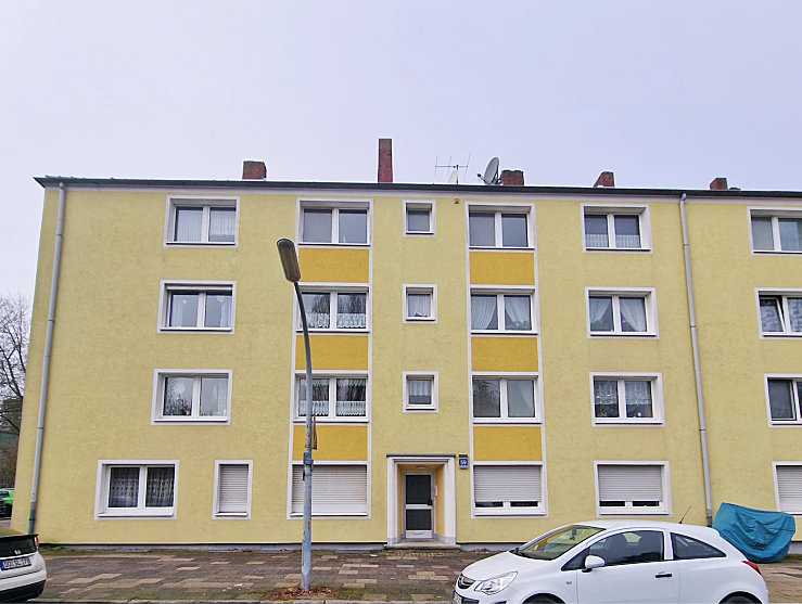 Stra�enansicht Etagenwohnung Herne