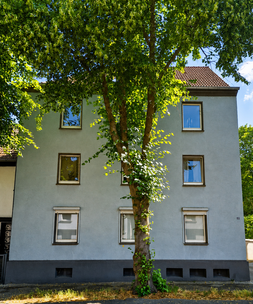 Stra�enansicht Mehrfamilienhaus Herne