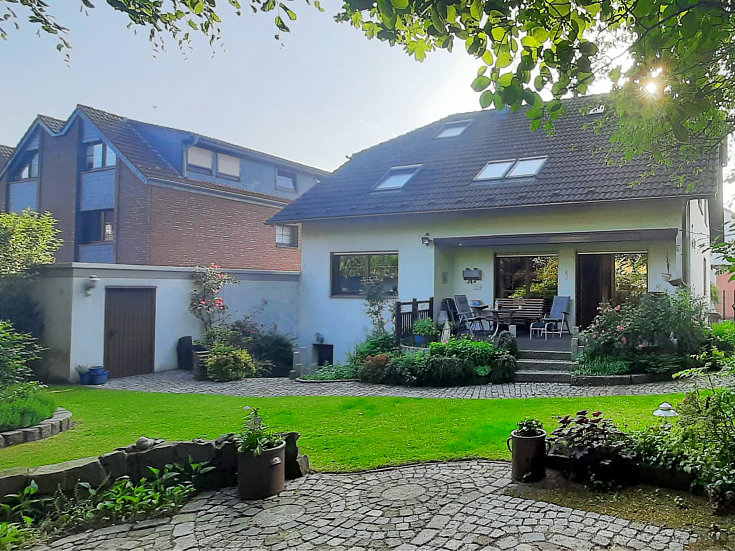 R�ckansicht Einfamilienhaus Herne