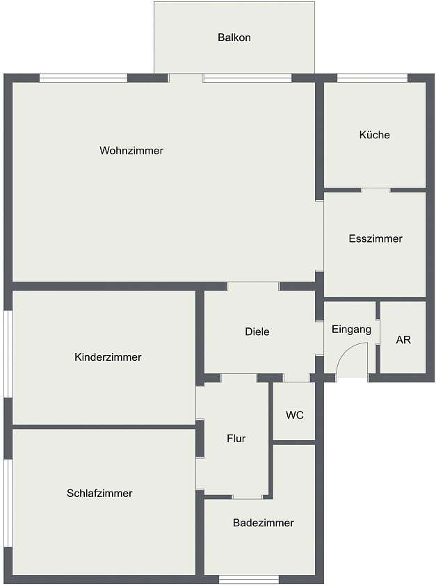 Grundriss Etagenwohnung Herne