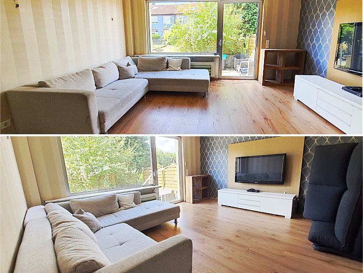 Wohnzimmer EG Reihenmittelhaus Herne