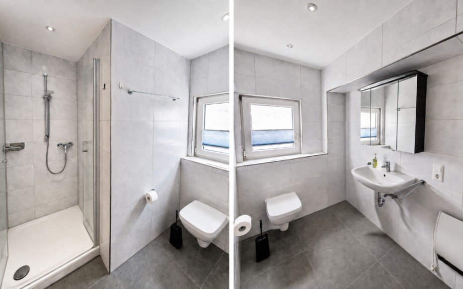 Badezimmer EG Doppelhaush�lfte Herten / Scherlebeck