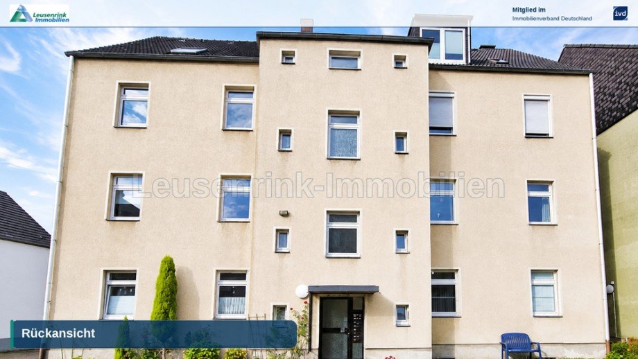 R�ckansicht Dachgeschosswohnung Herne