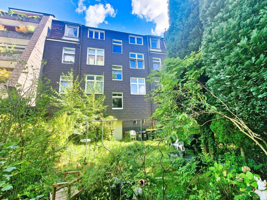 R�ckansicht Mehrfamilienhaus Herne