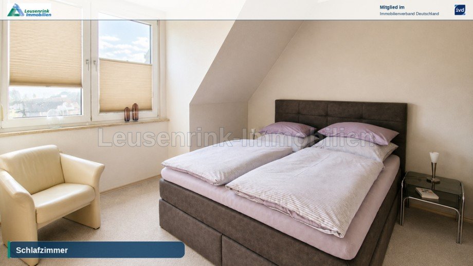 Schlafzimmer Dachgeschosswohnung Herne