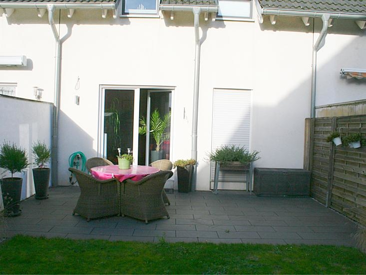 R�ckansicht Reihenmittelhaus Castrop-Rauxel