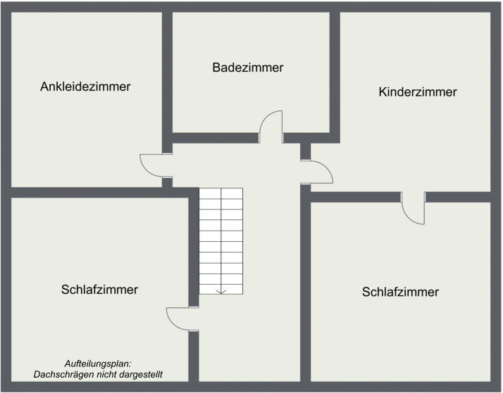Grundriss OG Einfamilienhaus Herne