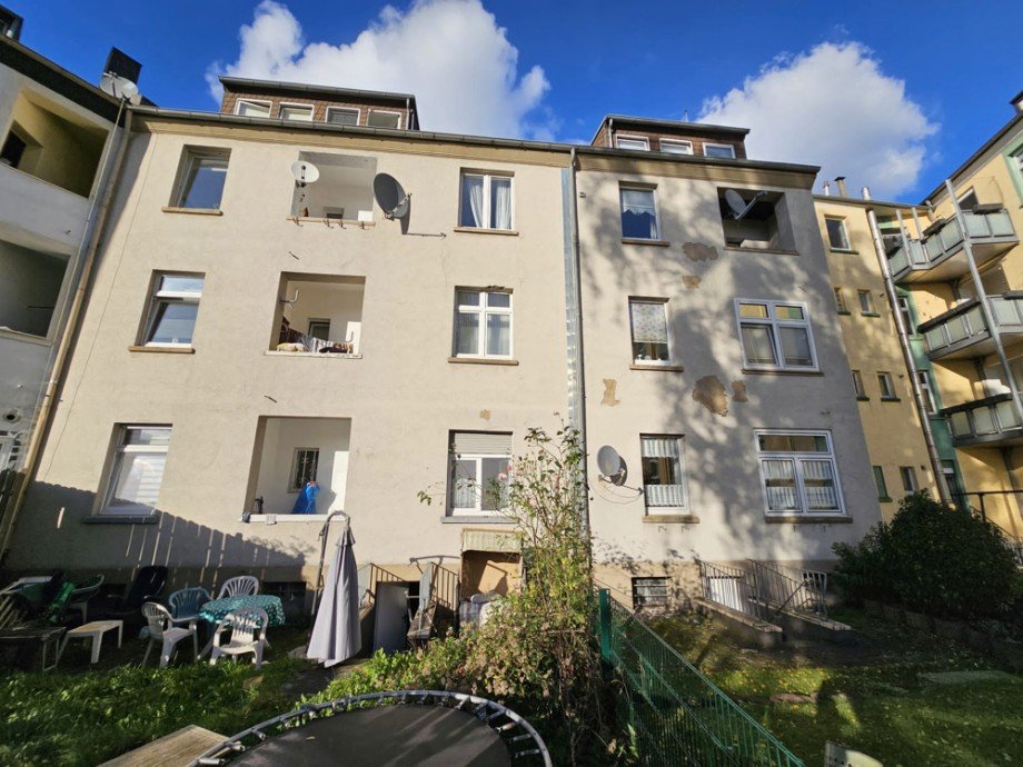 R�ckansicht Mehrfamilienhaus Herne