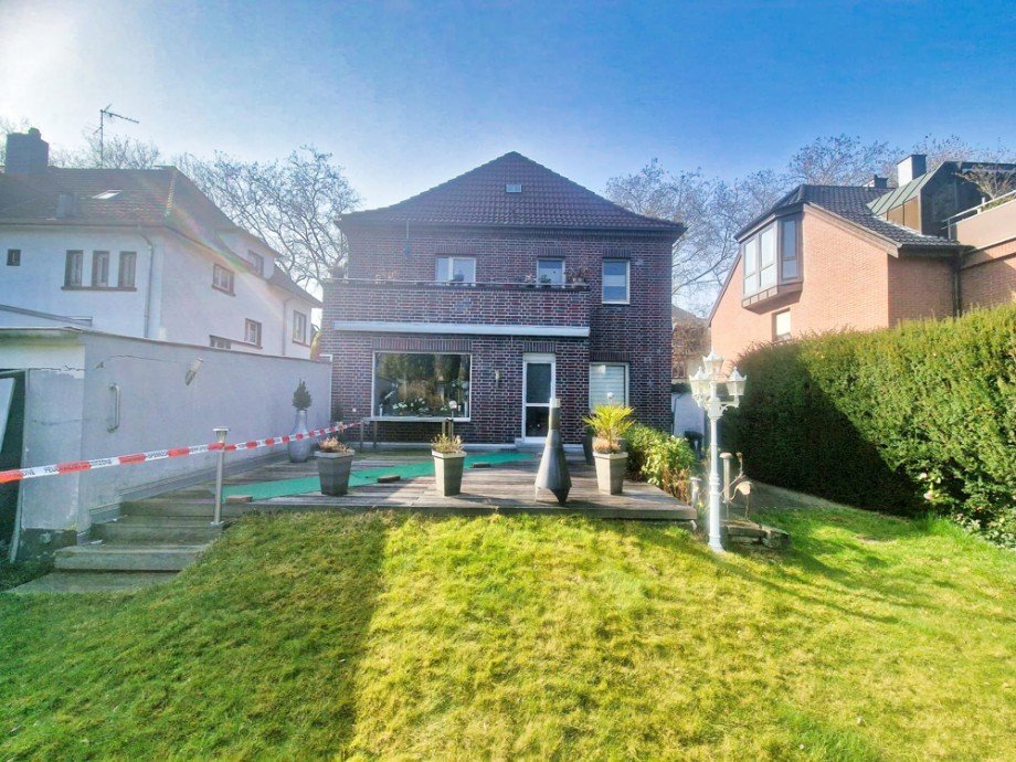 R�ckansicht Zweifamilienhaus Herne / Eickel