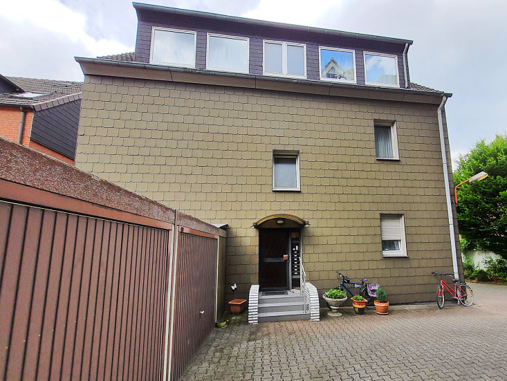 R�ckansicht Mehrfamilienhaus Herne / Baukau