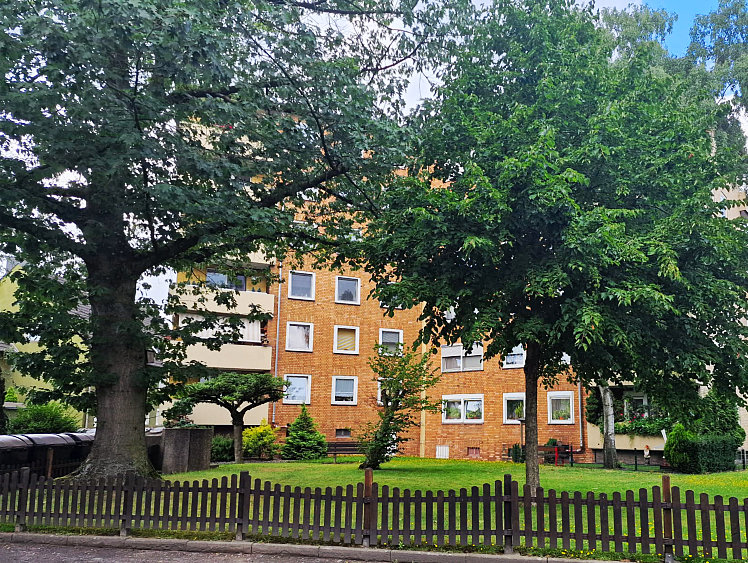 Seitenansicht Etagenwohnung Herne