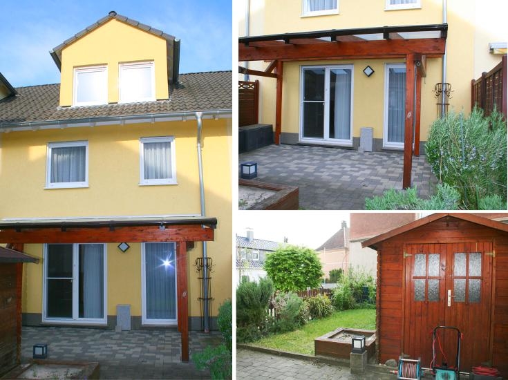 R�ckansicht Reihenmittelhaus Herne