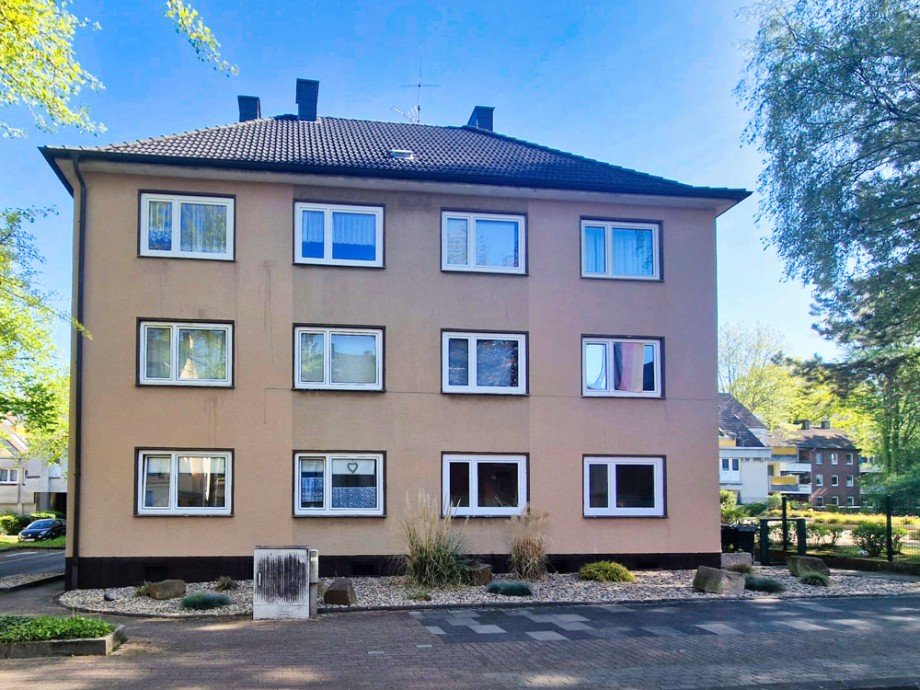 Stra�enansicht Etagenwohnung Herne / Eickel