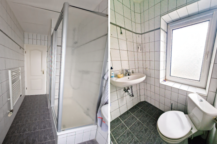 Badezimmer Dachgeschosswohnung Bochum