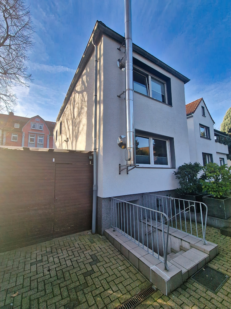 R�ckansicht Etagenwohnung Gelsenkirchen / Horst