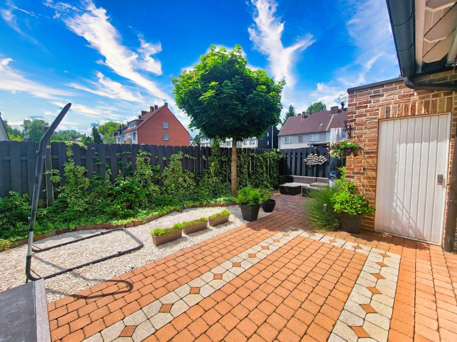 Terrasse Doppelhaush�lfte Herne / Crange