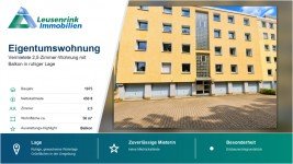 Hauptbild 2,5 Zimmer-Eigentumswohnung mit Balkon in ruhiger Wohnlage