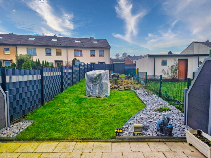 Garten Reihenmittelhaus Bochum