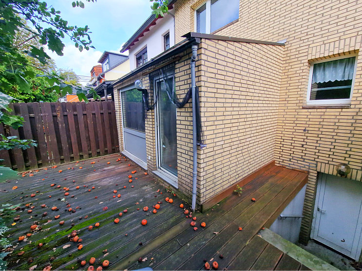 R�ckansicht Reihenmittelhaus Herne