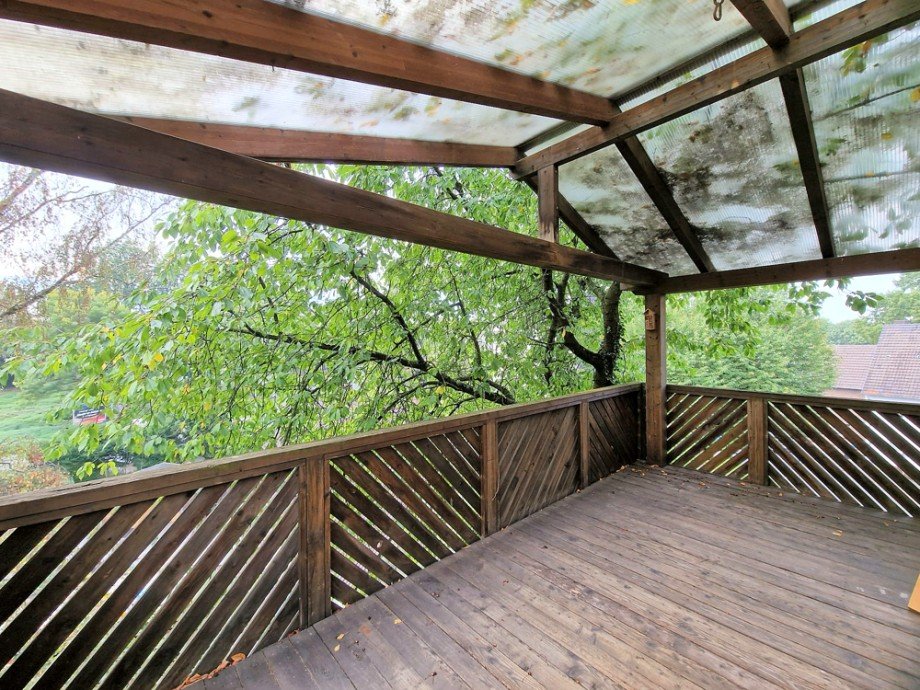 �berdachte Terrasse Dachgeschosswohnung Herne