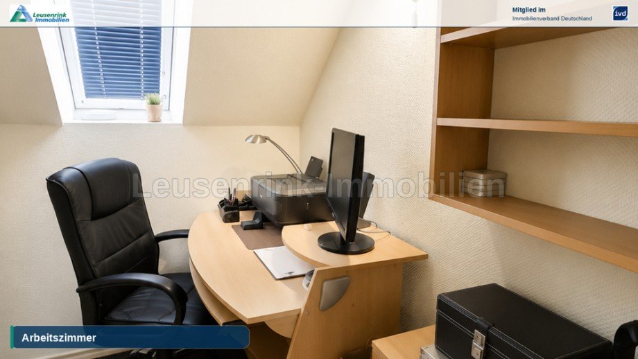 Arbeitszimmer Dachgeschosswohnung Herne