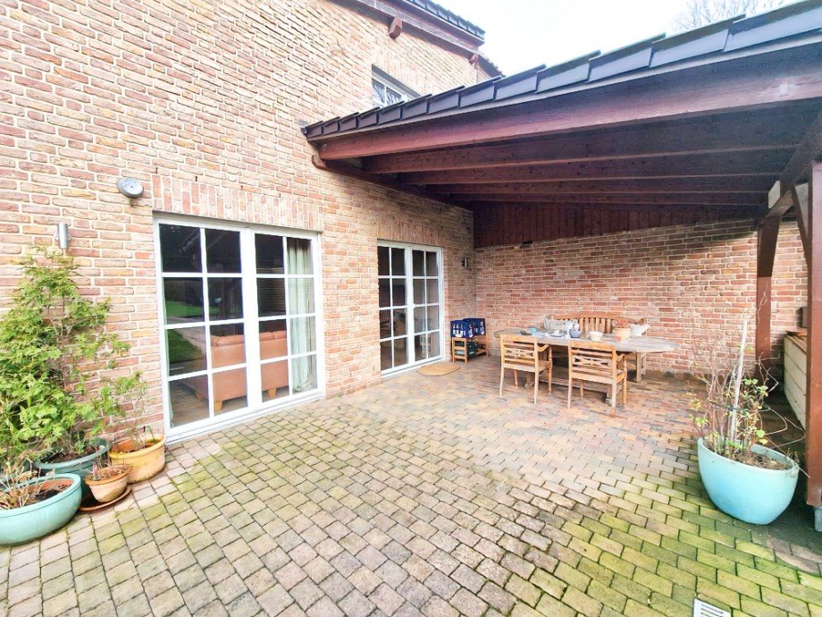 Terrasse Doppelhaush�lfte Herne