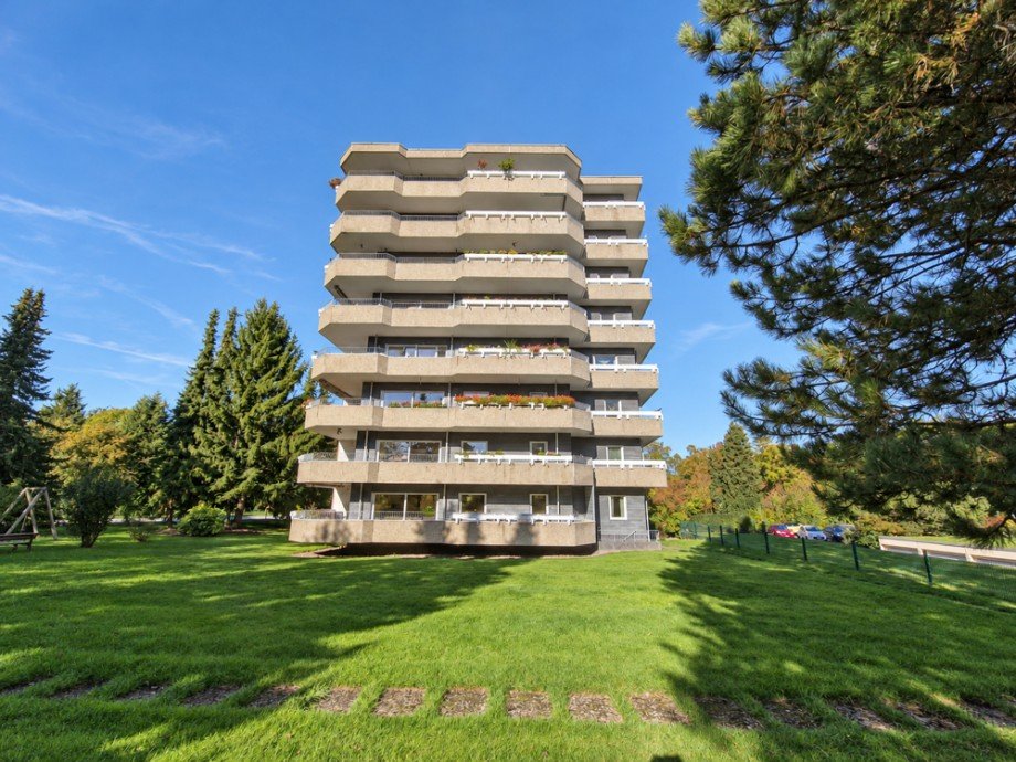 R�ckansicht Etagenwohnung Herne