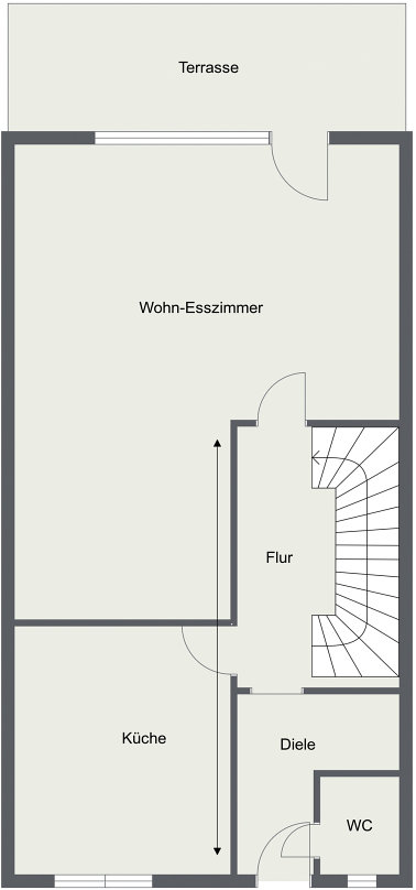 EG Reihenmittelhaus Herne