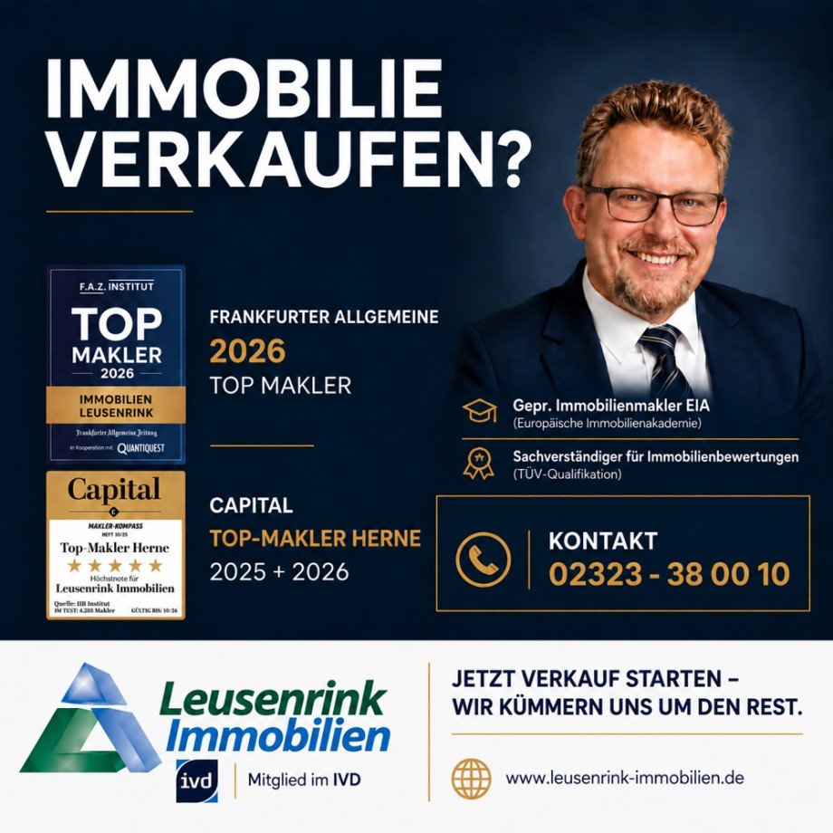 Immobilie verkaufen? Erdgeschosswohnung Herne