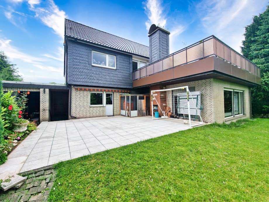 R�ckansicht Zweifamilienhaus Gladbeck