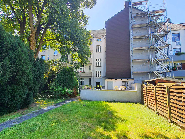 R�ckansicht Mehrfamilienhaus Herne