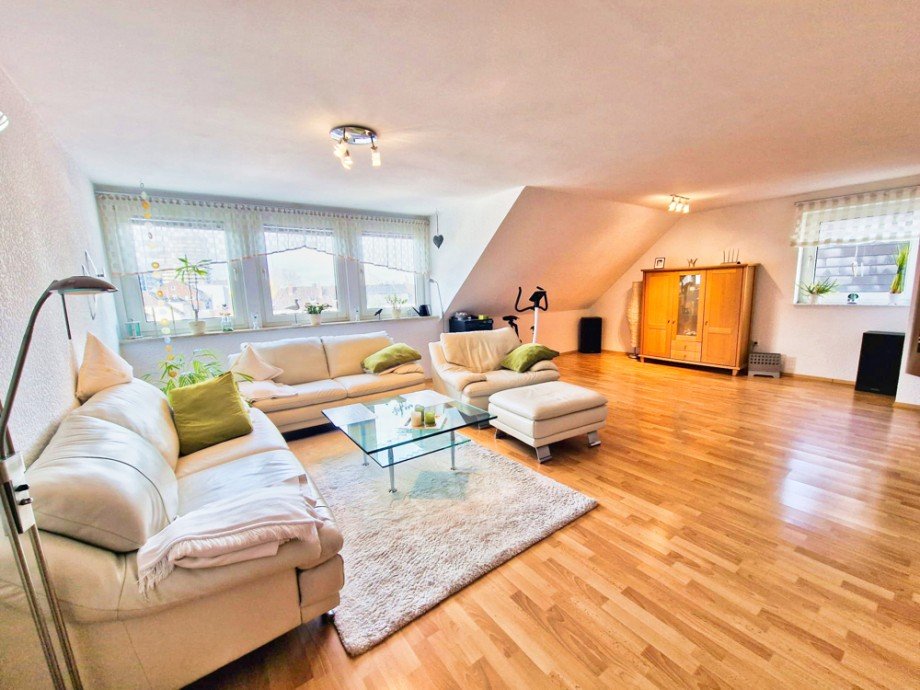 Wohnzimmer Dachgeschosswohnung Herne
