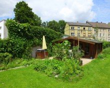 Garten (Sommer) Jugendstilhaus mit Gartenidylle in Wanne-S�d - ideal f�r Selbstnutzer und Mehrgenerationenwohnen