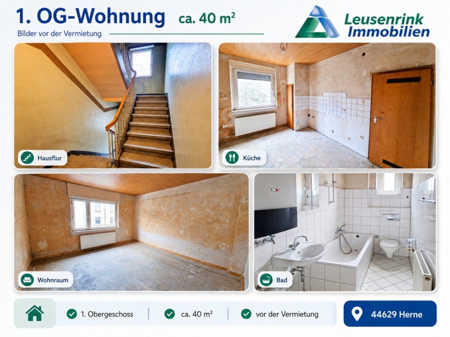 Wohnung 1.OG Mehrfamilienhaus Herne