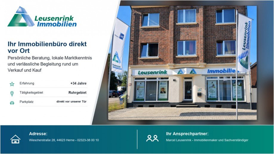Leusenrink-Immobilien Etagenwohnung Herne / Eickel