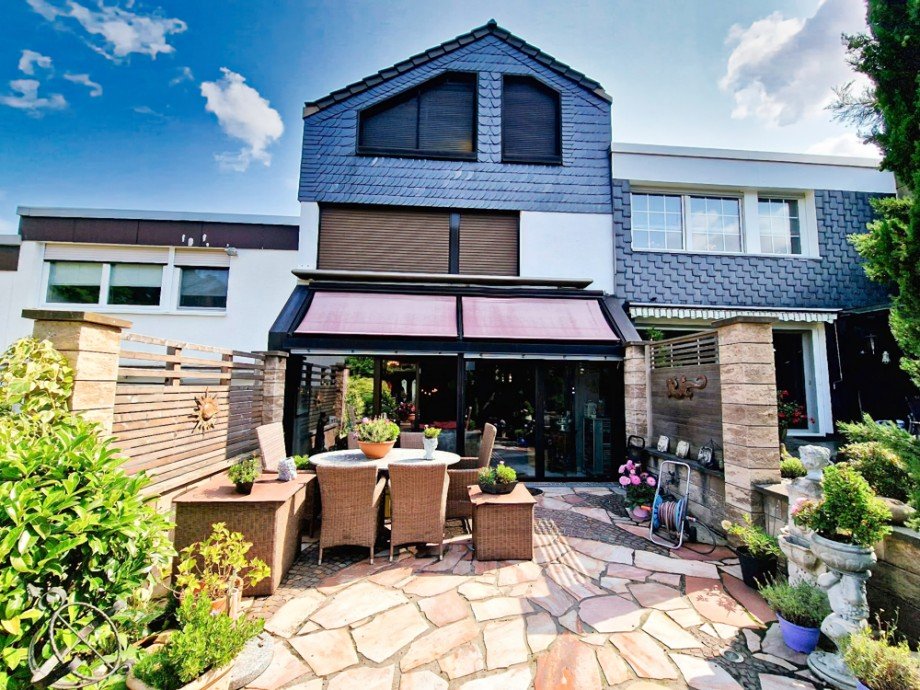 R�ckansicht Reihenmittelhaus Bochum