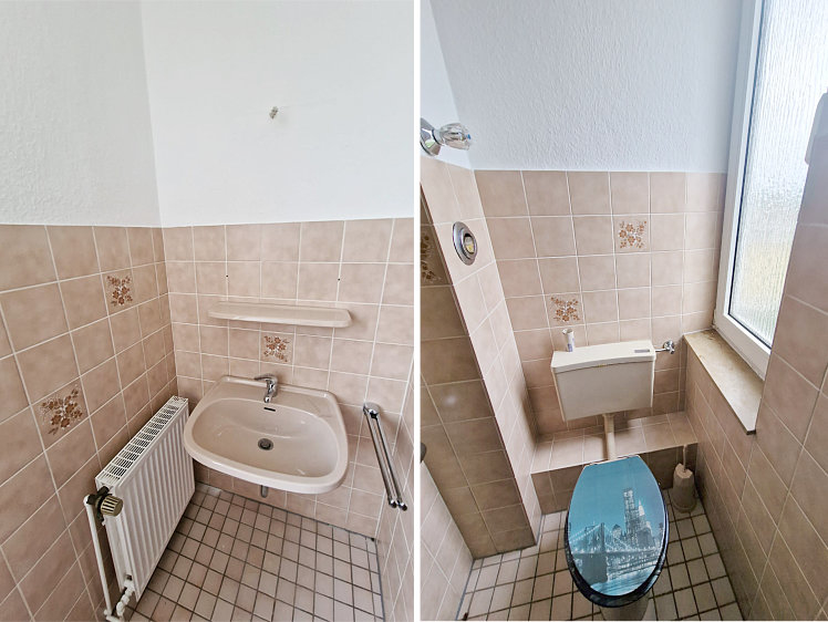 Haus 1-G�ste-WC-2.OG Mehrfamilienhaus Bochum / Wattenscheid