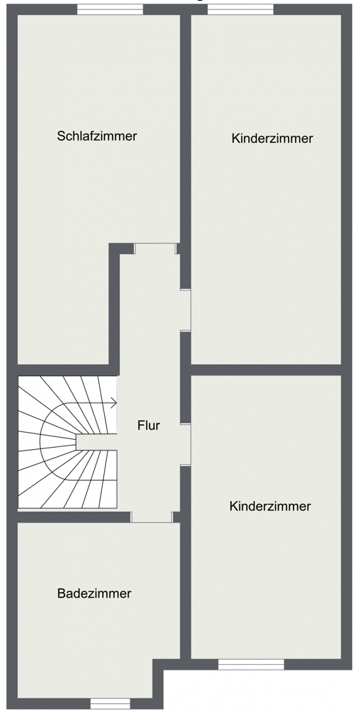 Obergeschoss Reihenendhaus Herne