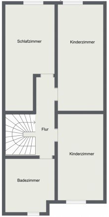 Obergeschoss Charmantes Reihenendhaus in ruhiger Lage - Ihr neues Zuhause erwartet Sie!