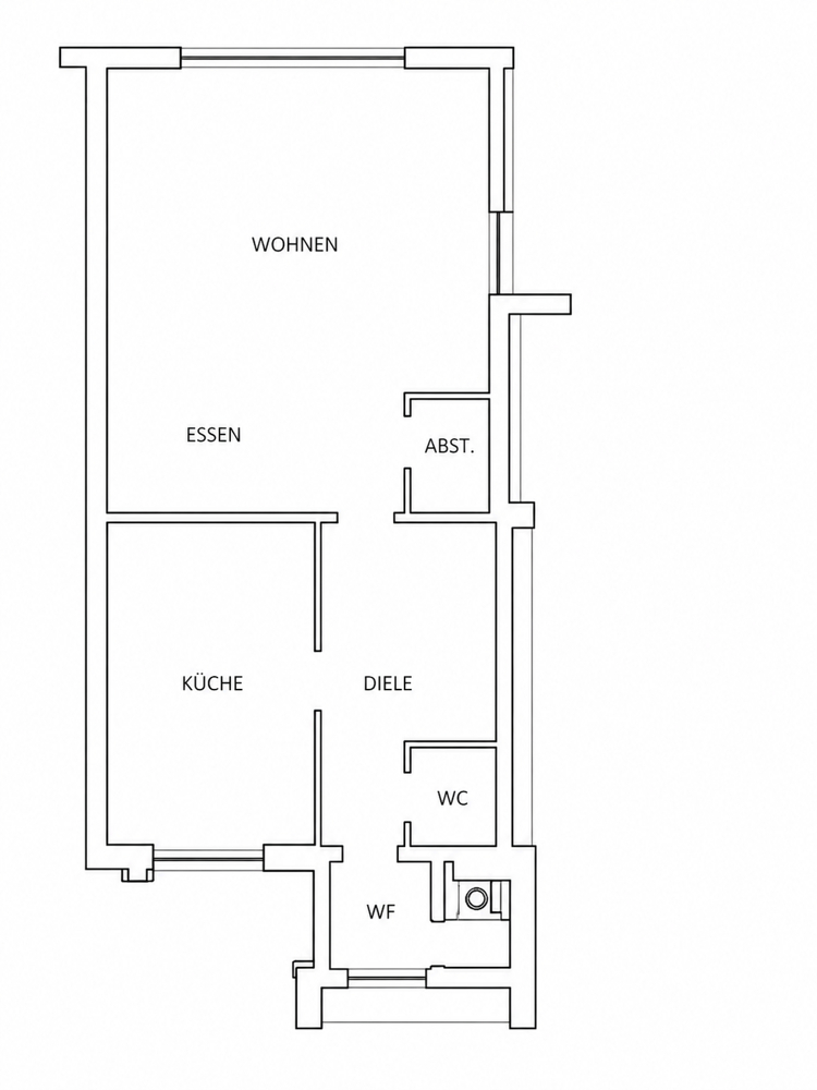 Grundriss EG Erdgeschosswohnung Herne / Holsterhausen