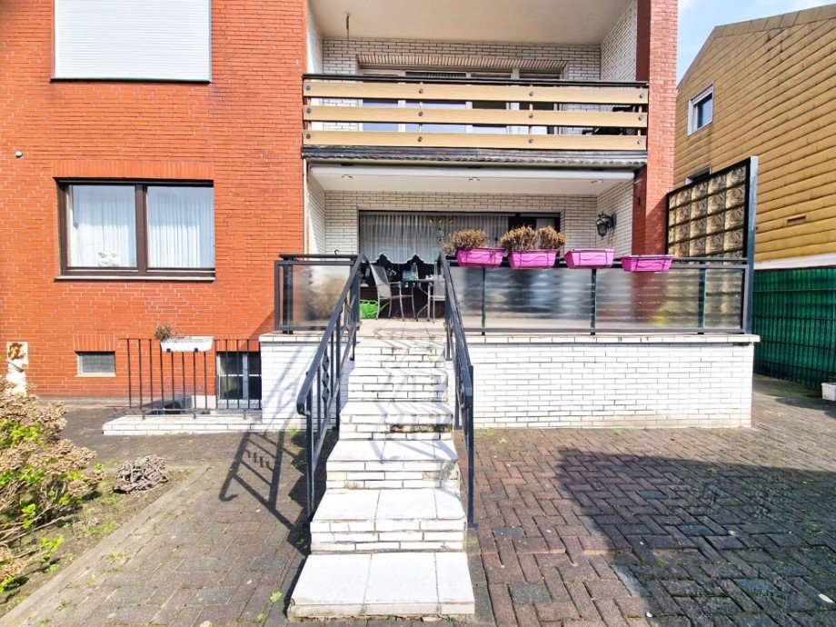 R�ckansicht Erdgeschosswohnung Herne