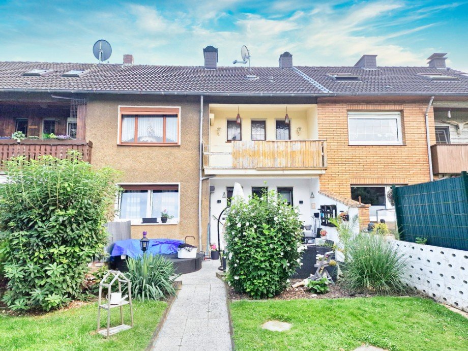 R�ckansicht Reihenmittelhaus Herne