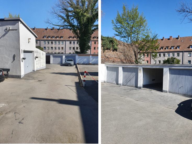 Garagenhof Mehrfamilienhaus Herne