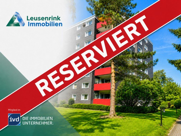 reserviert Herne / S�d Etagenwohnung Wohnen mit Weitblick: 6. Etage, ruhige Sackgassenlage und freiwerdend ab August 2026