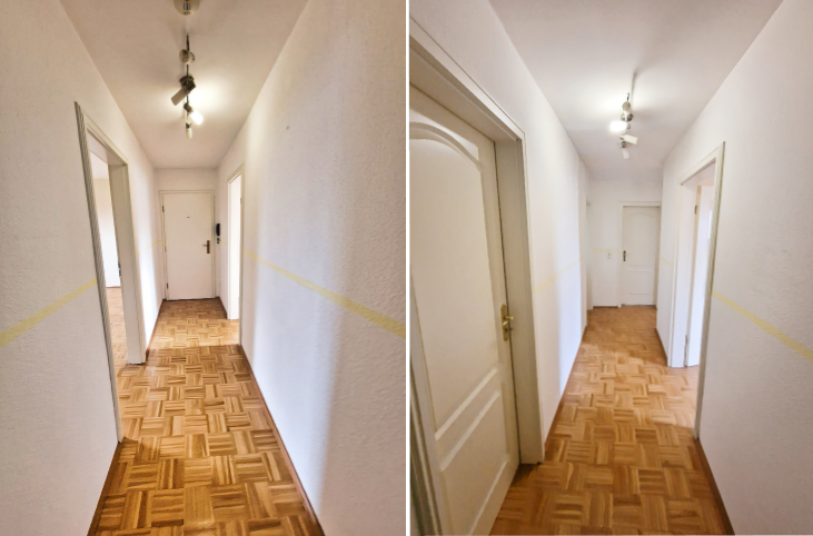 Wohnungsflur Dachgeschosswohnung Bochum