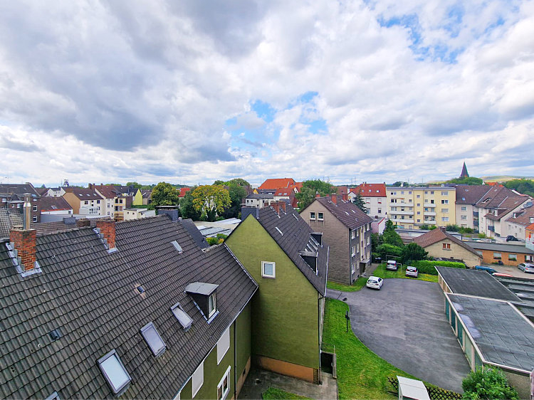Aussicht Balkon Etagenwohnung Herne