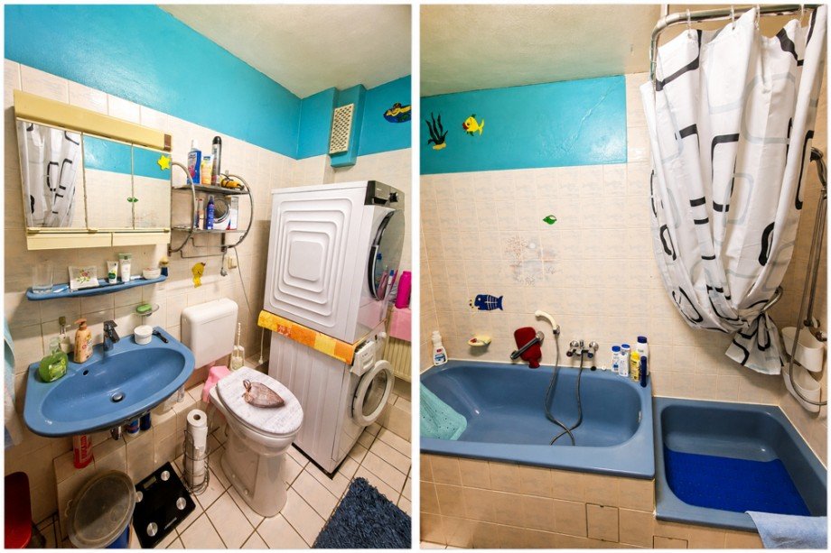 Badezimmer Erdgeschosswohnung Herne / Holsterhausen