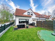 R�ckansicht Exquisites Reihenendhaus in Herne-Constantin - Eine Oase der Ruhe in Premiumlage