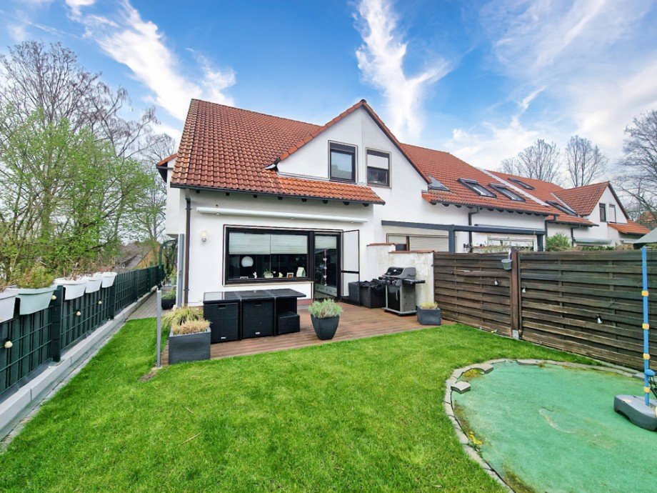 R�ckansicht Reihenendhaus Herne